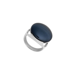 Кольцо Possebon Pearl Black Agate 17.2 мм K1977.4/17.2 BW/S