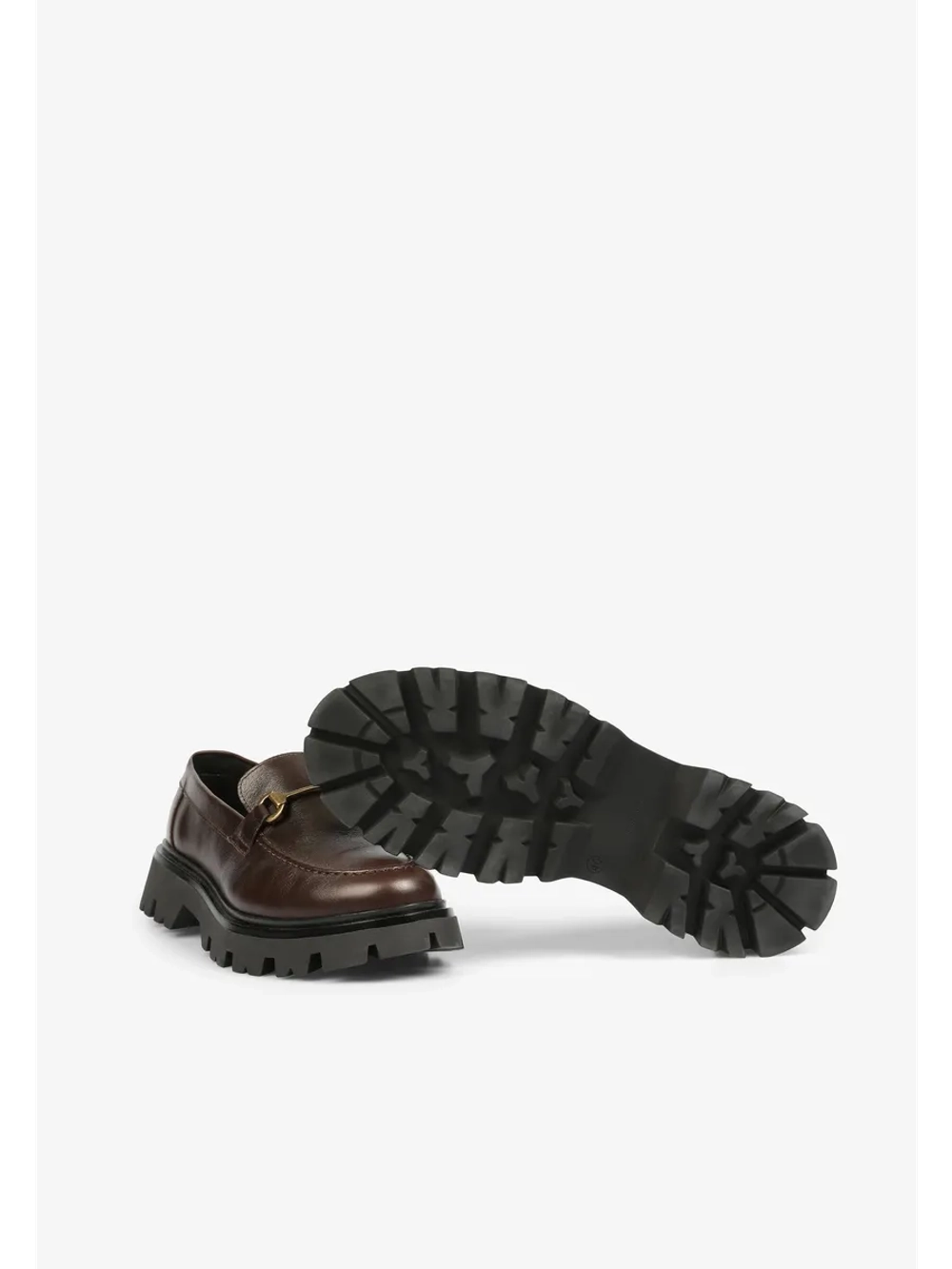 Мокасины на тракторной подошве