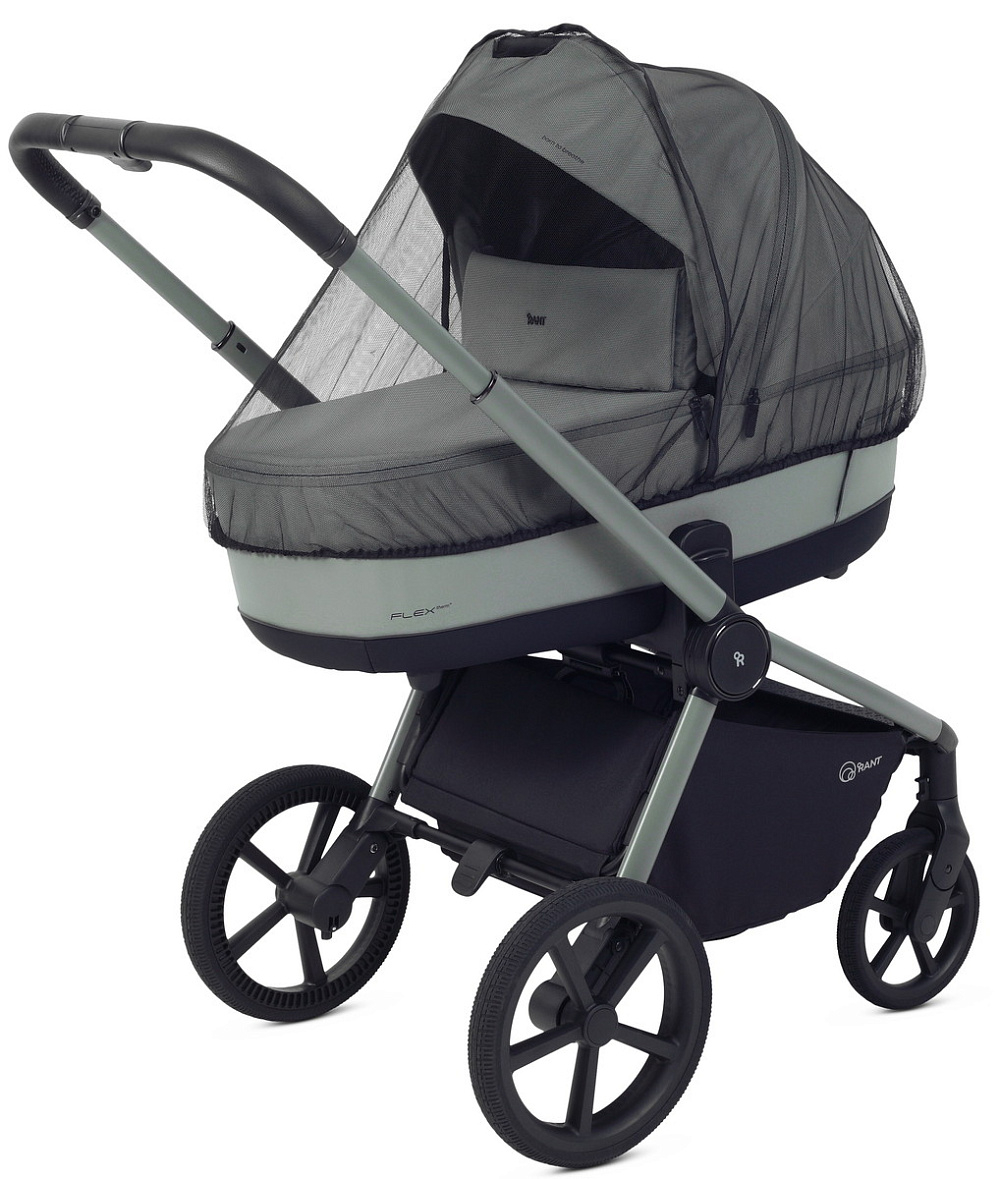 Детская коляска Rant Flex Therm Soft 3 в 1 с автокреслом Evomax Black Forest Green