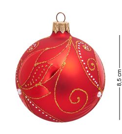 Элита НФШ-1356 Набор ел.украшений Шар 2шт «Цветок» 80 мм