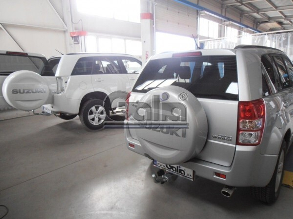 Фаркоп оцинкованный Galia S097C для Suzuki Grand Vitara 5 дверная 2005-2016(паспорт и сертификат в комплекте)(без электрики)