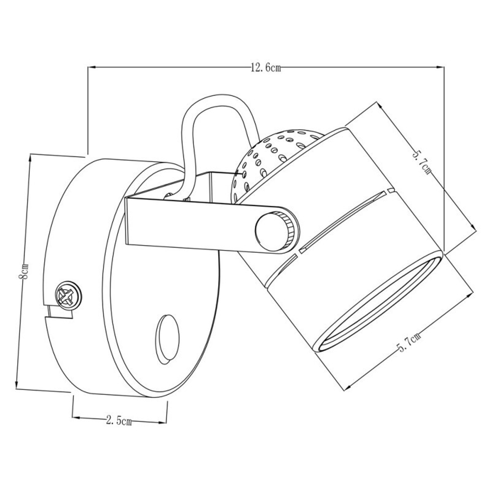 Спот Arte Lamp Lente A1310AP-1BK