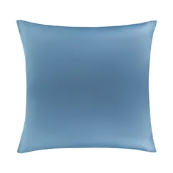 Набор наволочек из премиального сатина джинсово-синего цвета из коллекции essential, 70х70 см