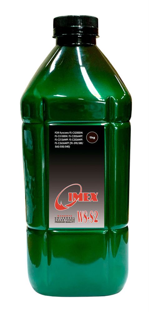 Тонер IMEX тип WS-S2-M для KYOCERA FS Color Универсальный (1кг) пурпурный