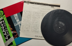 Винтажная виниловая пластинка LP Stan Getz And J.J. Johnson At The Opera House (Japan 1980)