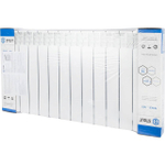 Радиатор биметаллический STOUT Space 500 - 14 секций (подключение боковое, цвет белый)