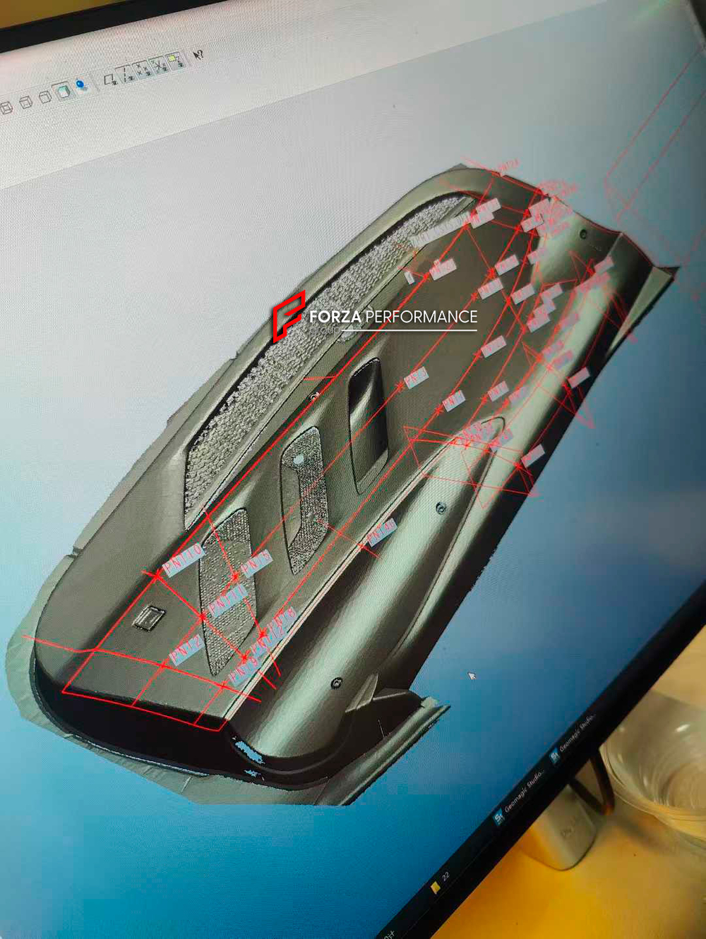 Карбоновые панели дверей в стиле SF90 XX для FERRARI SF90 Феррари