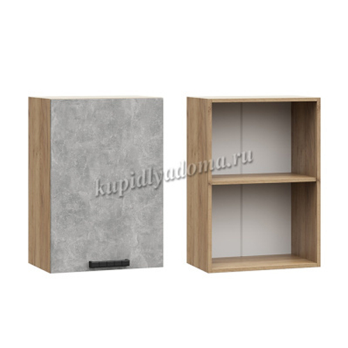 Дина ШВ 500 фасад шимо темный/копус белый Стендмебель