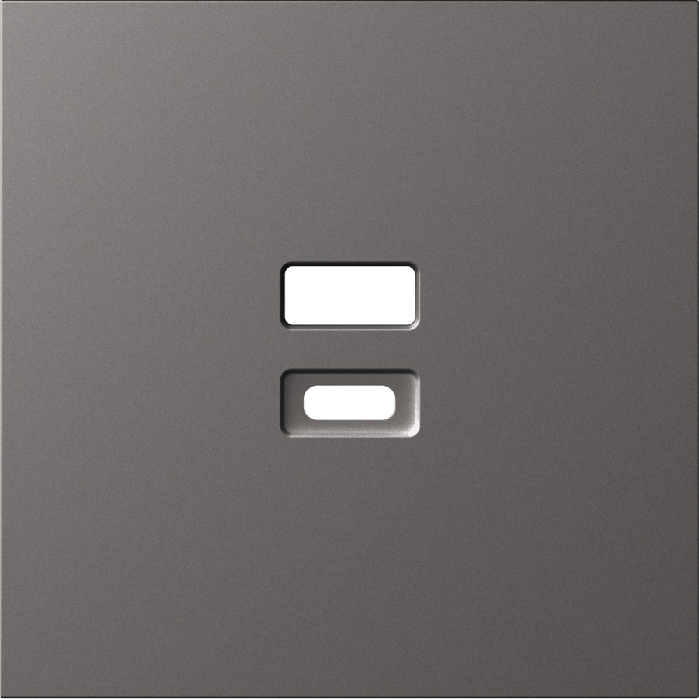 Накладка для розеток USB, матовый титан, серия S08