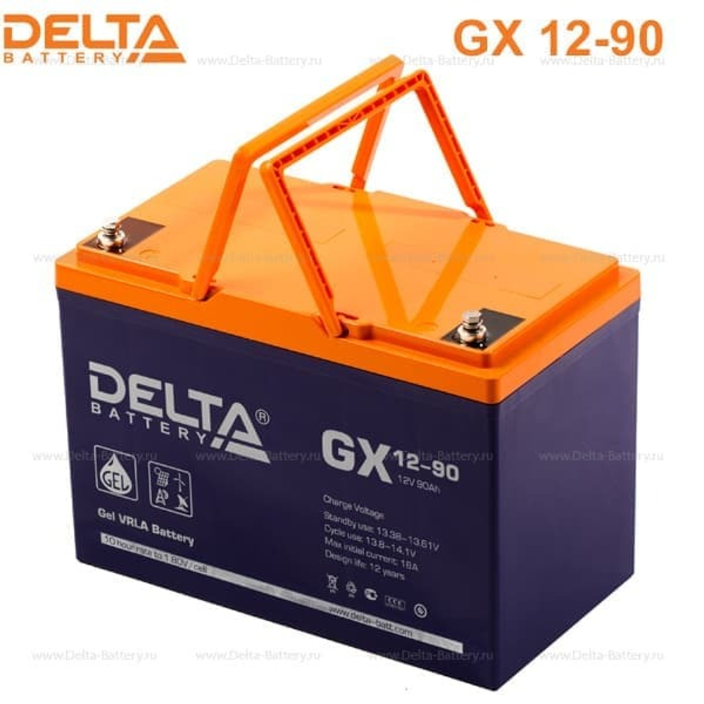 Аккумуляторная батарея Delta GX 12-90 (12V / 90Ah)