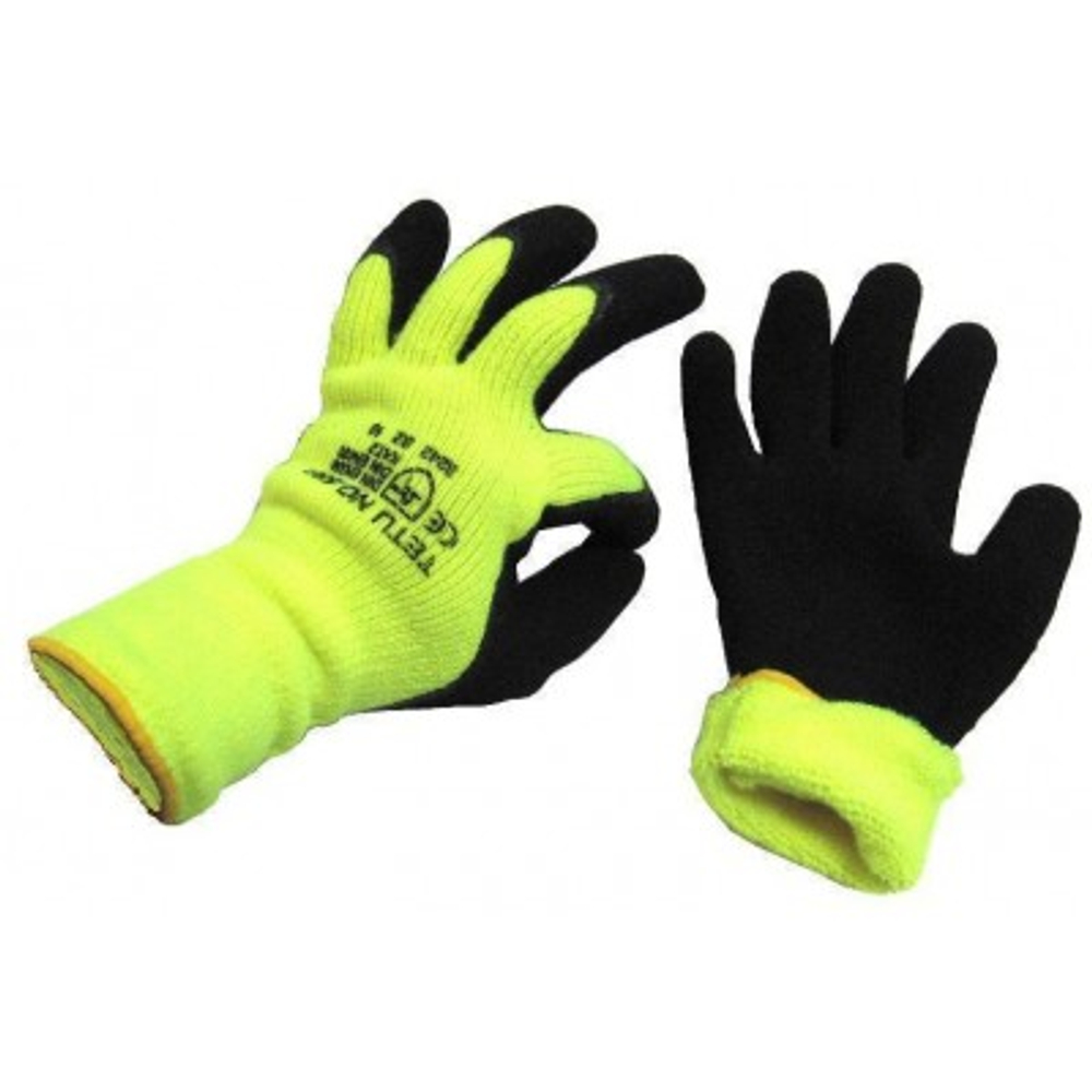 Перчатки торро акриловые с двойным латексным покрытием зима -30с