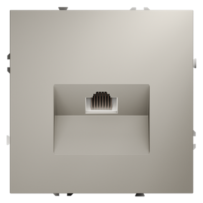 Розетка компьютерная встраиваемая VOLTUM S70 RJ45 кат.6, (кашемир)
