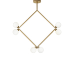Ceiling design lamp  Rhombus by Atelier Areti (Gold)