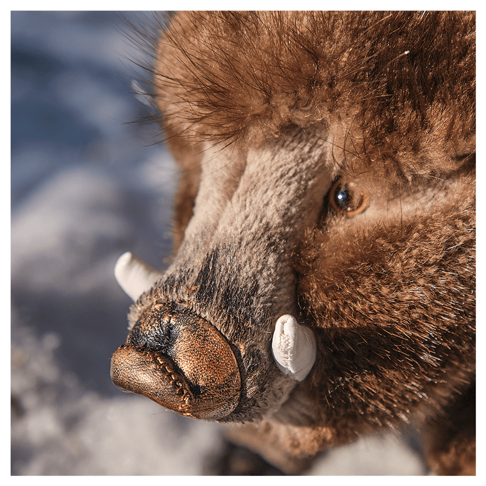 Мягкая игрушка из меха «Кабанчик»