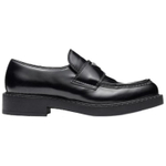 PRADA 35mm Loafer Black Brushed Leather