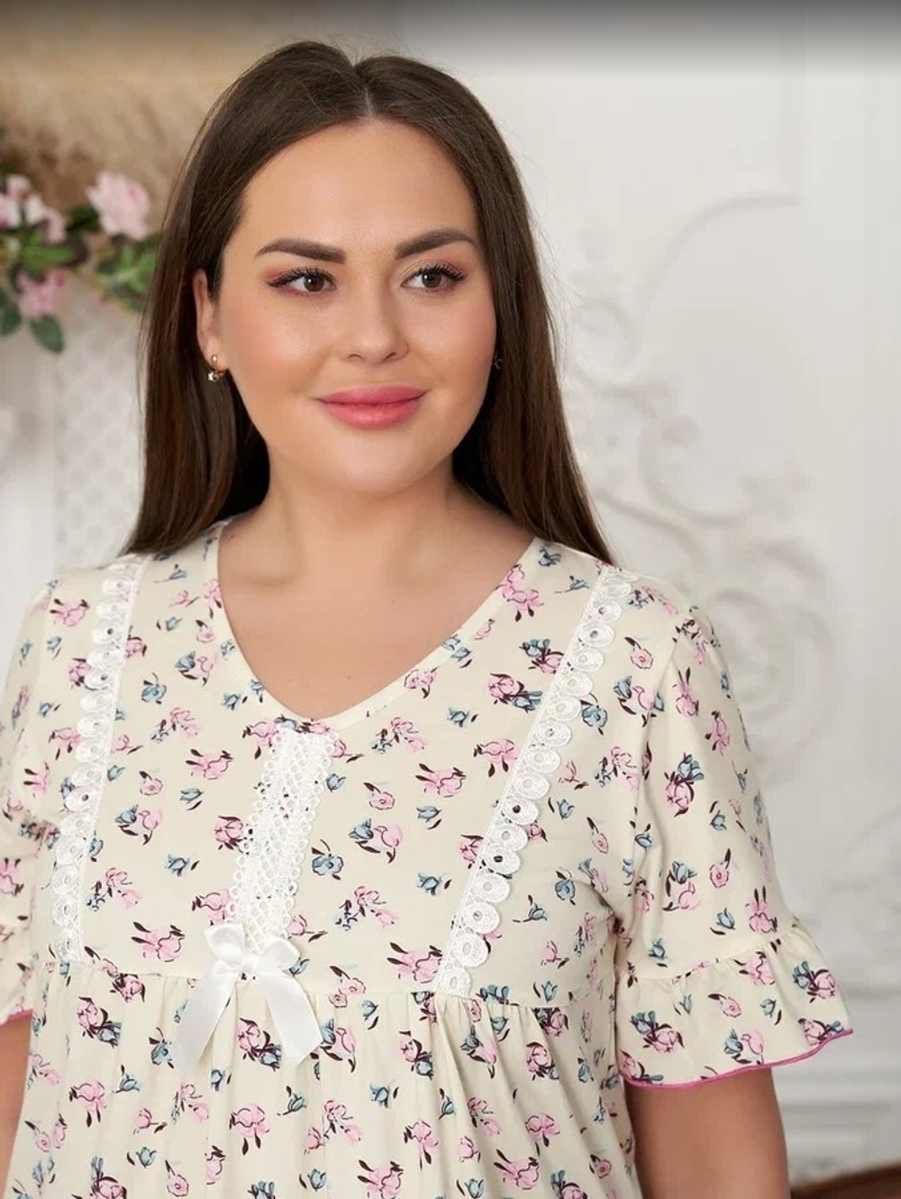 [m]Сорочка с к/р 7004