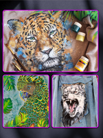 Набор красок по ткани «Сlassic» и «Neon» 12 шт по 50 мл