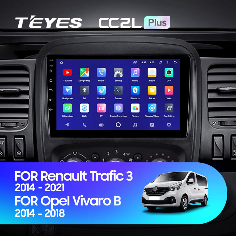 Teyes CC2L Plus 9" для Renault Trafic 3 2014-2021