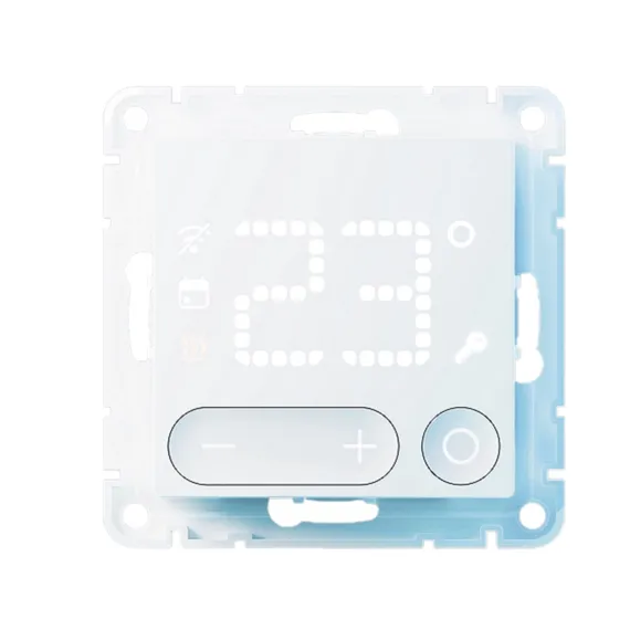 ATLASDESIGN SMART ТЕРМОСТАТ для эл.теплого пола c датчиком, Zigbee, 16А,мех., БЕЛЫЙ, мод. SBDV-00205