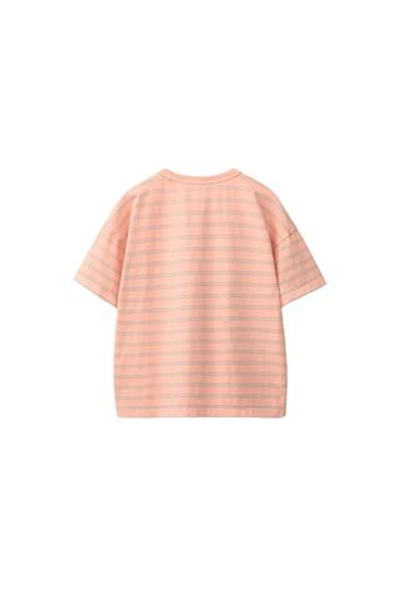 ZARA ФУТБОЛКА В ПОЛОСКУ, ОРАНЖЕВЫЙ
