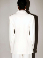 Жакет длинный с воротником стойкой