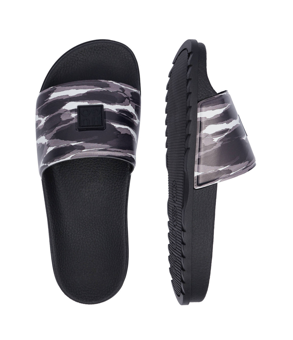 Шлепанцы Match_it_Slid HUGO - графитовый(50517301)
