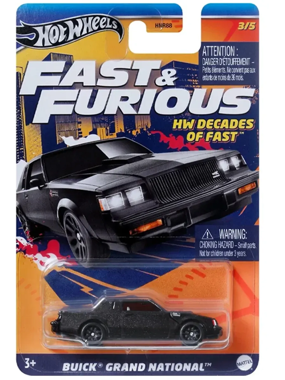 Машинка Хот Вилс Buick Grand National HNR88 HRW43