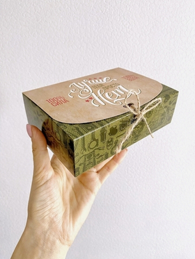 Подарочная коробка «Мужская» 16,5х11,5х5 см крафт картон