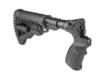 Телескопический приклад GLR-16 с амортизатором AGM 500 FK SB на Mossberg 500/590, Maverick 88, черный, FAB-Defense, Fab Defense
