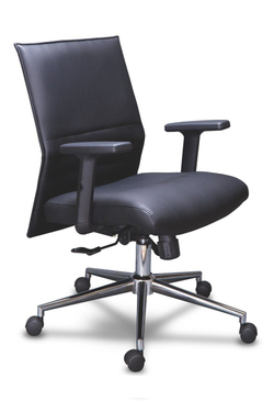 Кресло для руководителя МАЙК RSJ ХРОМ ПАУК КОРОТКИЙ