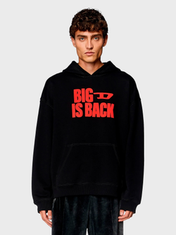 Худи Diesel S-BOXT-HOOD-N2 Big D Black
