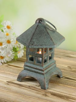 Iron Garden Декоративный фонарь Пагода под свечу для дачи