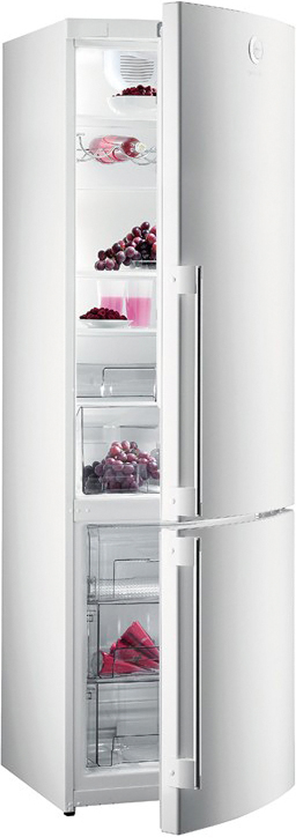 Отдельностоящий двухкамерный холодильник Gorenje RKV 6500 SYW2