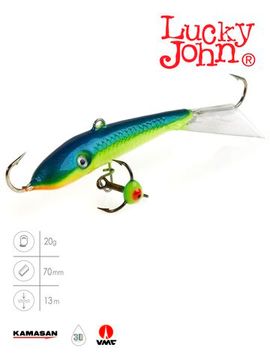 Балансир Lucky John FIN 5 с тр. 70мм/29 блистер