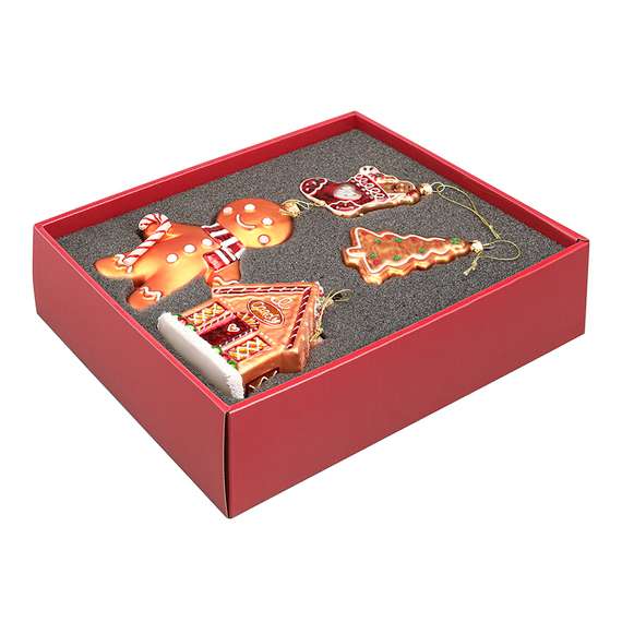 Набор ёлочных украшений ginger celebration коллекции new year essential