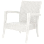 Кресло-диван RATTAN Ola Dom белый 760х890мм