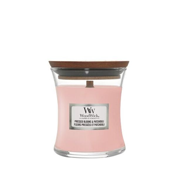 WoodWick Pressed Blooms & Patchouli 275g - Ароматическая свеча