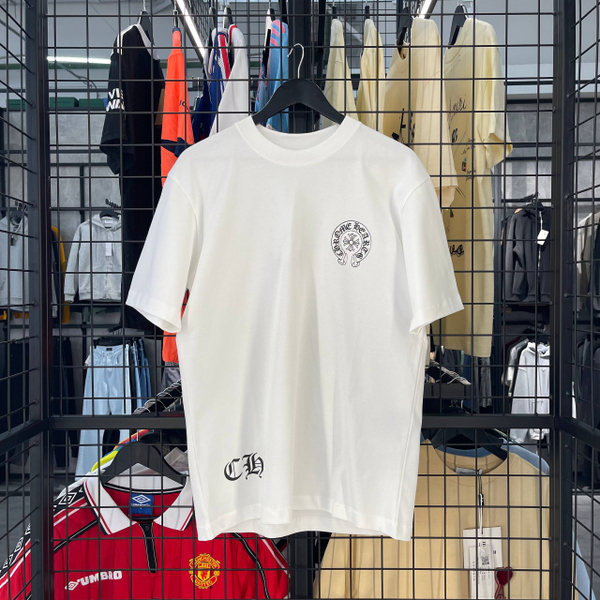 Футболка Chrome Hearts red logo white