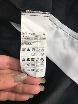 Топ Sisley с оборкой, маркировка М, визуально 46 размер