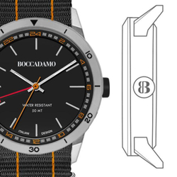 Часы  Boccadamo NAVY NV025 BW/BR/RG