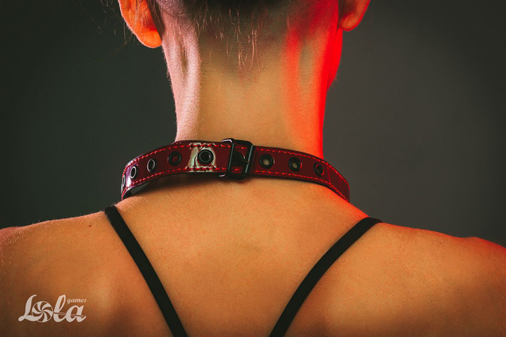 Черно-красный кляп-шарик 4,5см Lola Games Party Hard Love Bite 1153-01lola