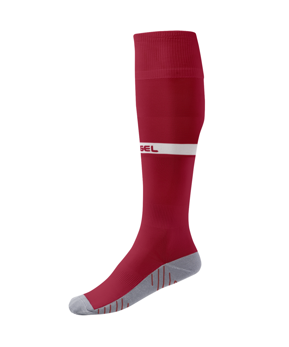 Гетры футбольные CAMP ADVANCED SOCKS, гранатовый/белый