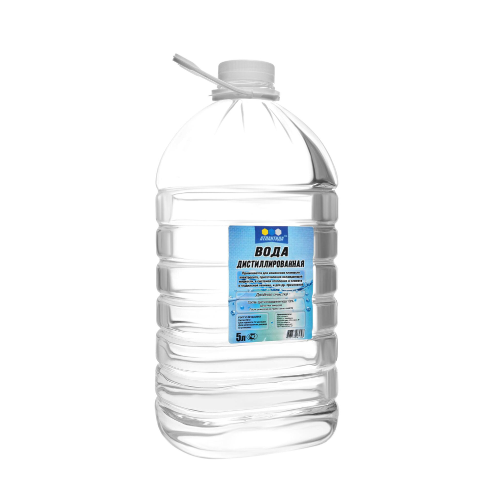Вода дистиллированная 5л