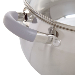 Набор посуды нерж, 10 пр, кастрюли 1.9,2.9,3.9,6.5 л, ковш 1.9 л, индукц, Daniks, Модерн, SD-10N