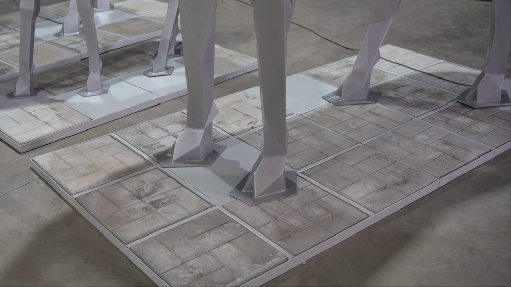 Полигональный светодиодный "Олень золотой" 4 м