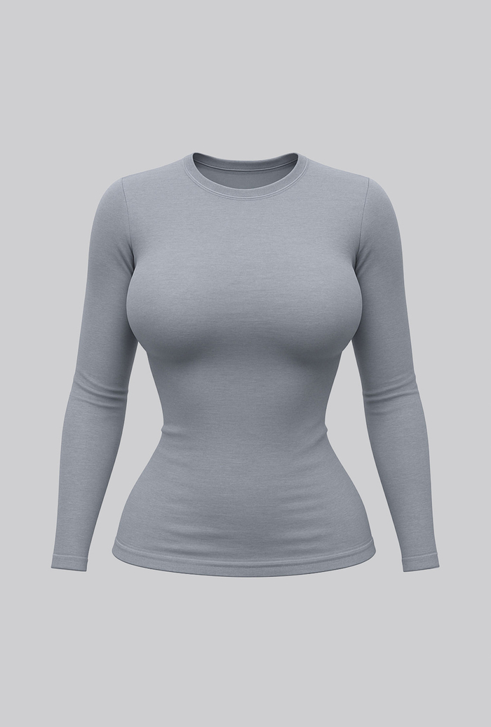 Лонгслив женский Skin Line (Grey)