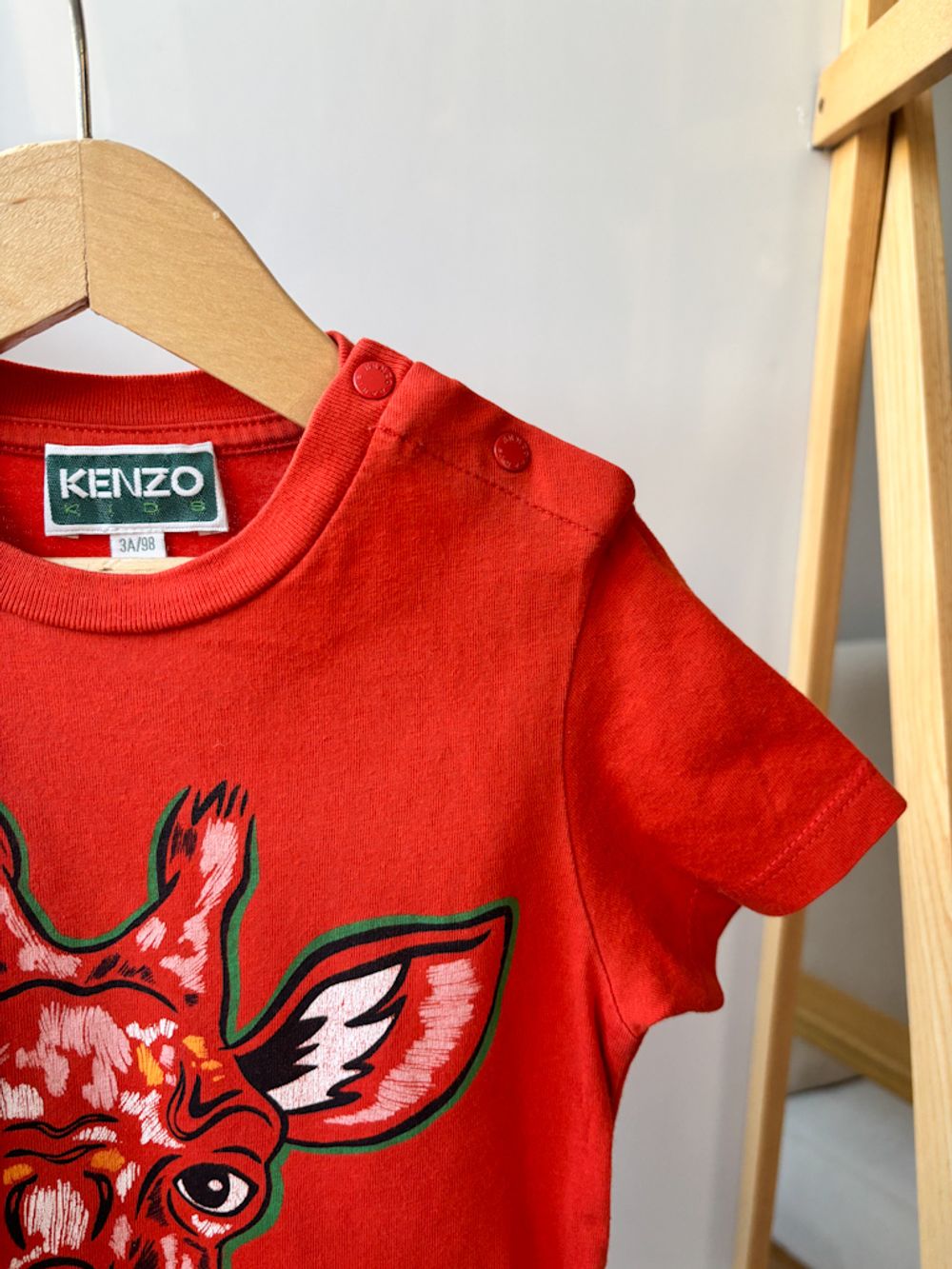 Хлопковая футболка Kenzo, 98