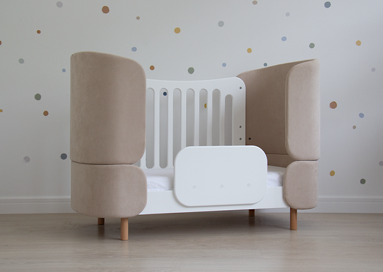 Кроватка-трансформер KIDI Soft (бежевый)