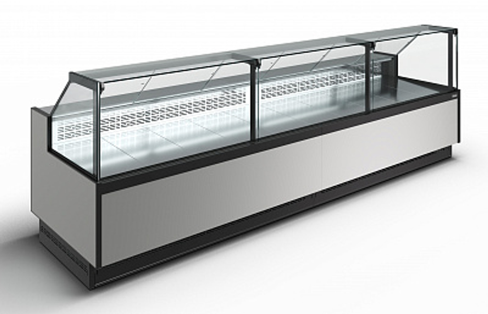 Гастрономическая витрина Carboma BAVARIA 4 GC110 SV 3,75-1 (версия 2.0) (без боковин)