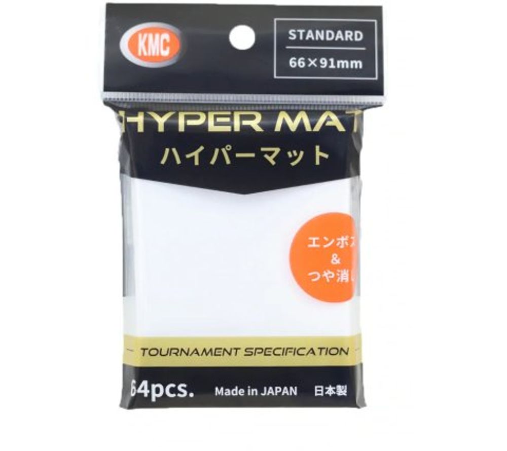 Протекторы KMC Hyper MAT White (64 Sleeves) Протекторы KMC Hyper MAT White (64 Sleeves)